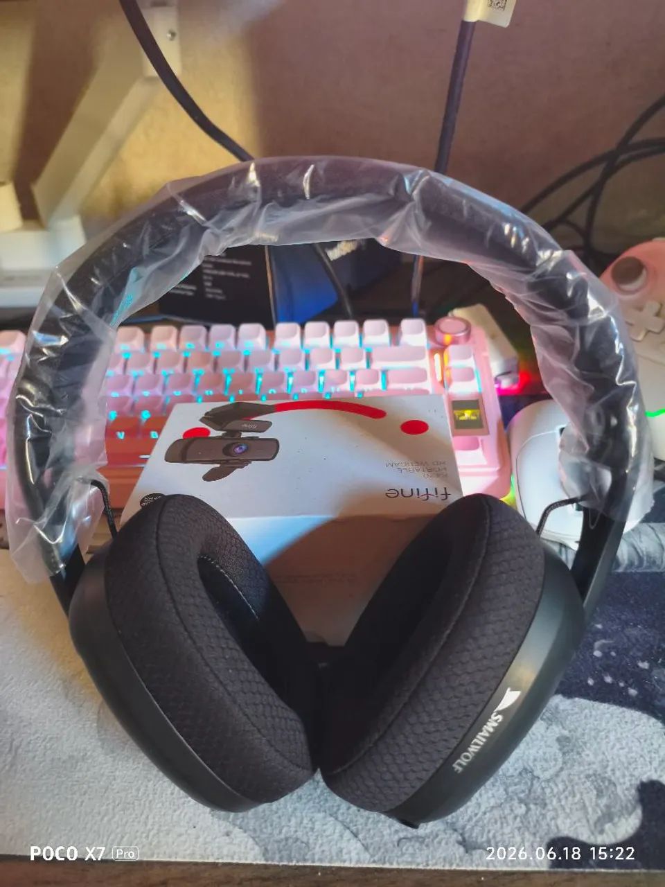 Headset Gamer Smailwolf L80 Preto Tri-Mode Sem Fio - Foto 4