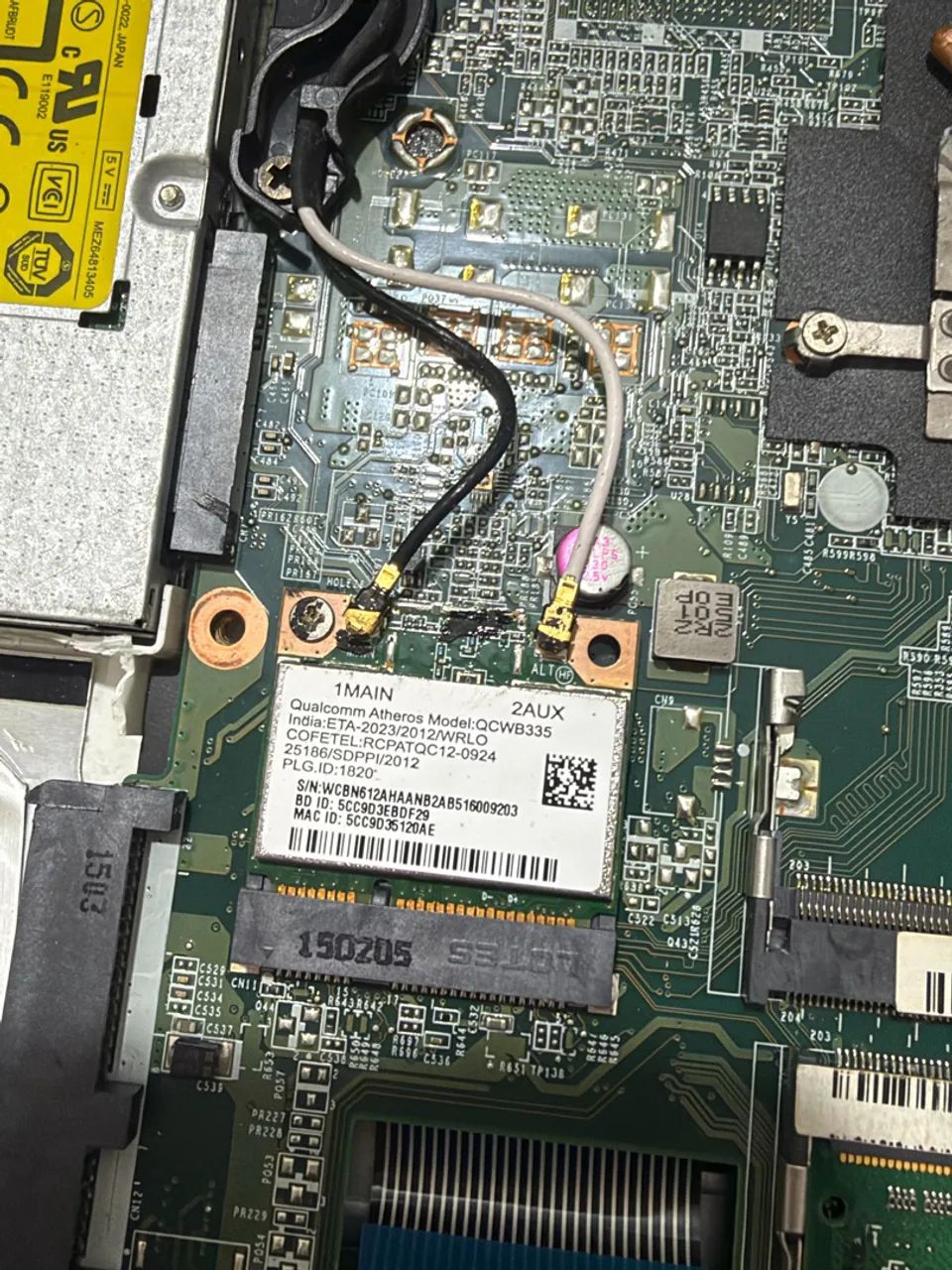 Placa Notebook E5-471 30Dg Usada Completa  - Foto 5