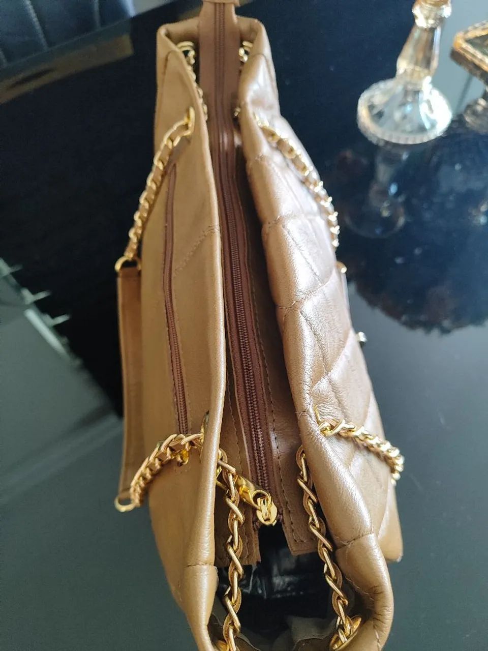 Bolsa em couro legítimo  - Foto 3