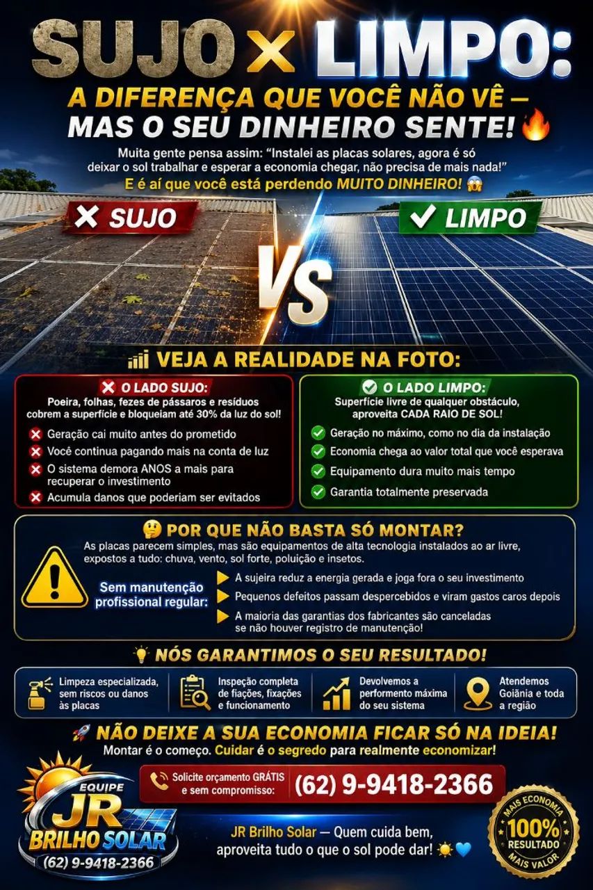 Limpeza de placas solares? - Foto 2