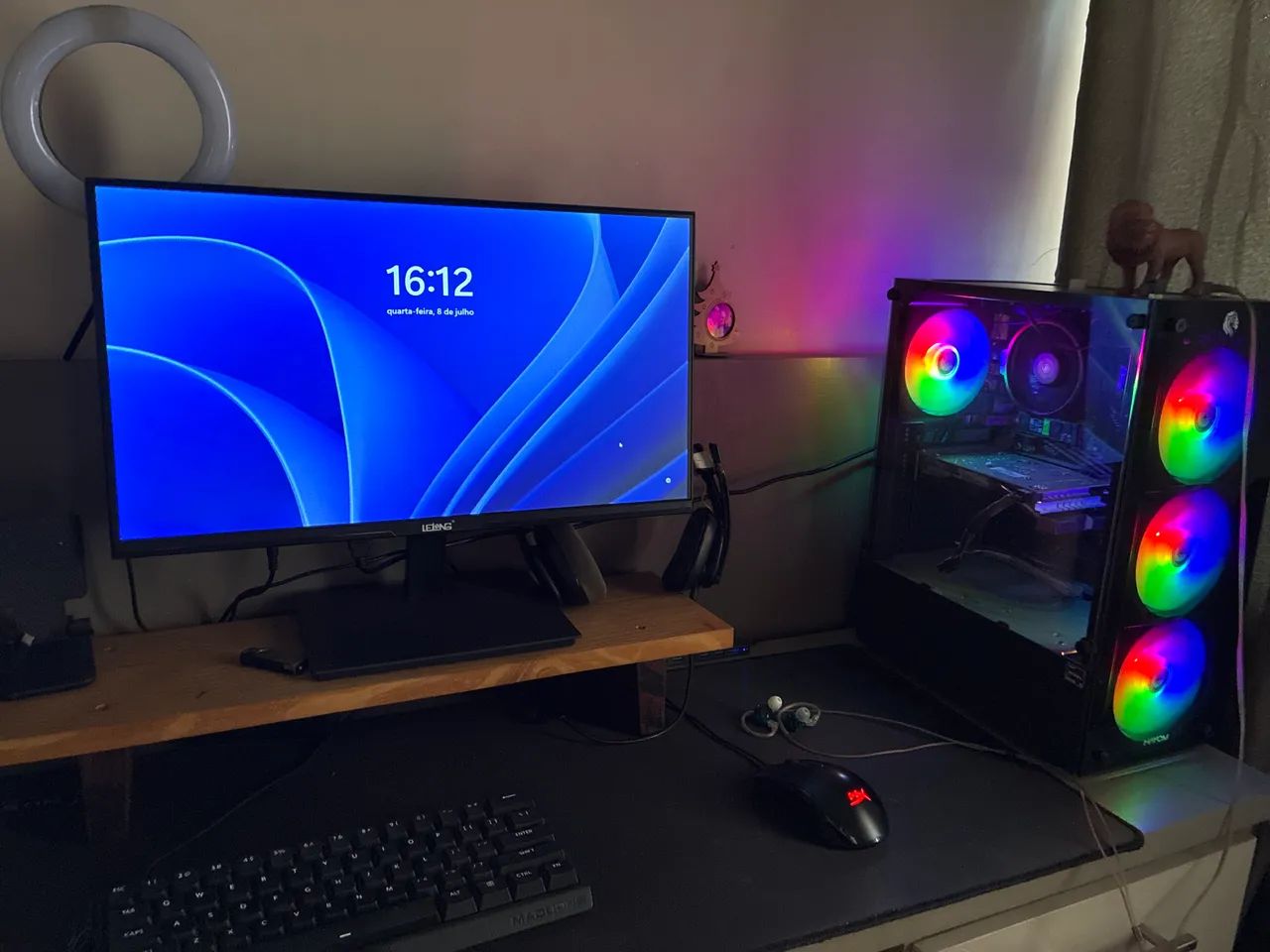 Pc Gamer ryzen 5500 rx 580 - Foto 4