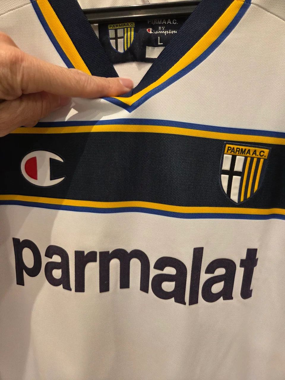 Camisa Parma 2002/03 Adriano - Foto 2