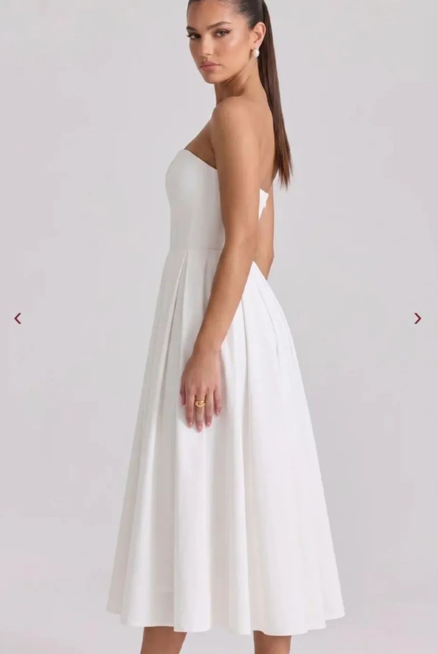 Vestido branco / off white  (nunca usado) - Foto 2