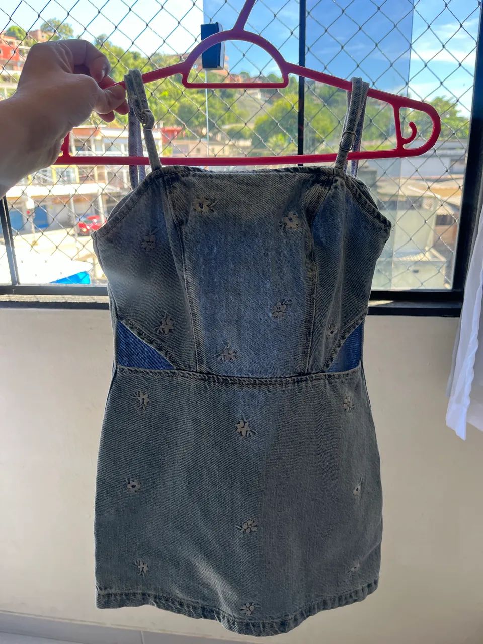 Vestido infantil jeans  - Foto 2