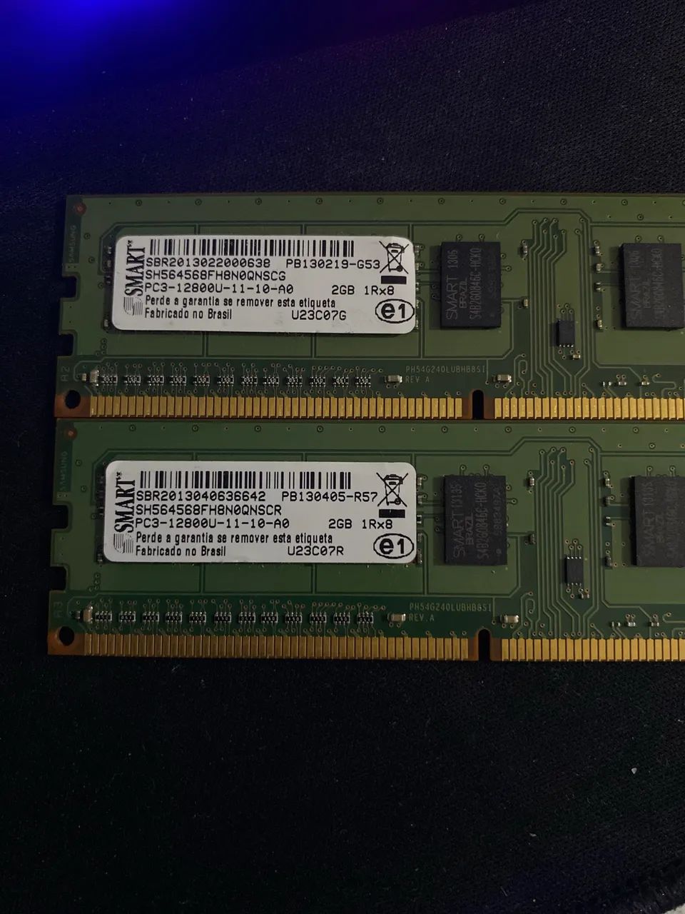Kit 2x Memória ram 2GB ddr3 1600mhz - Foto 3