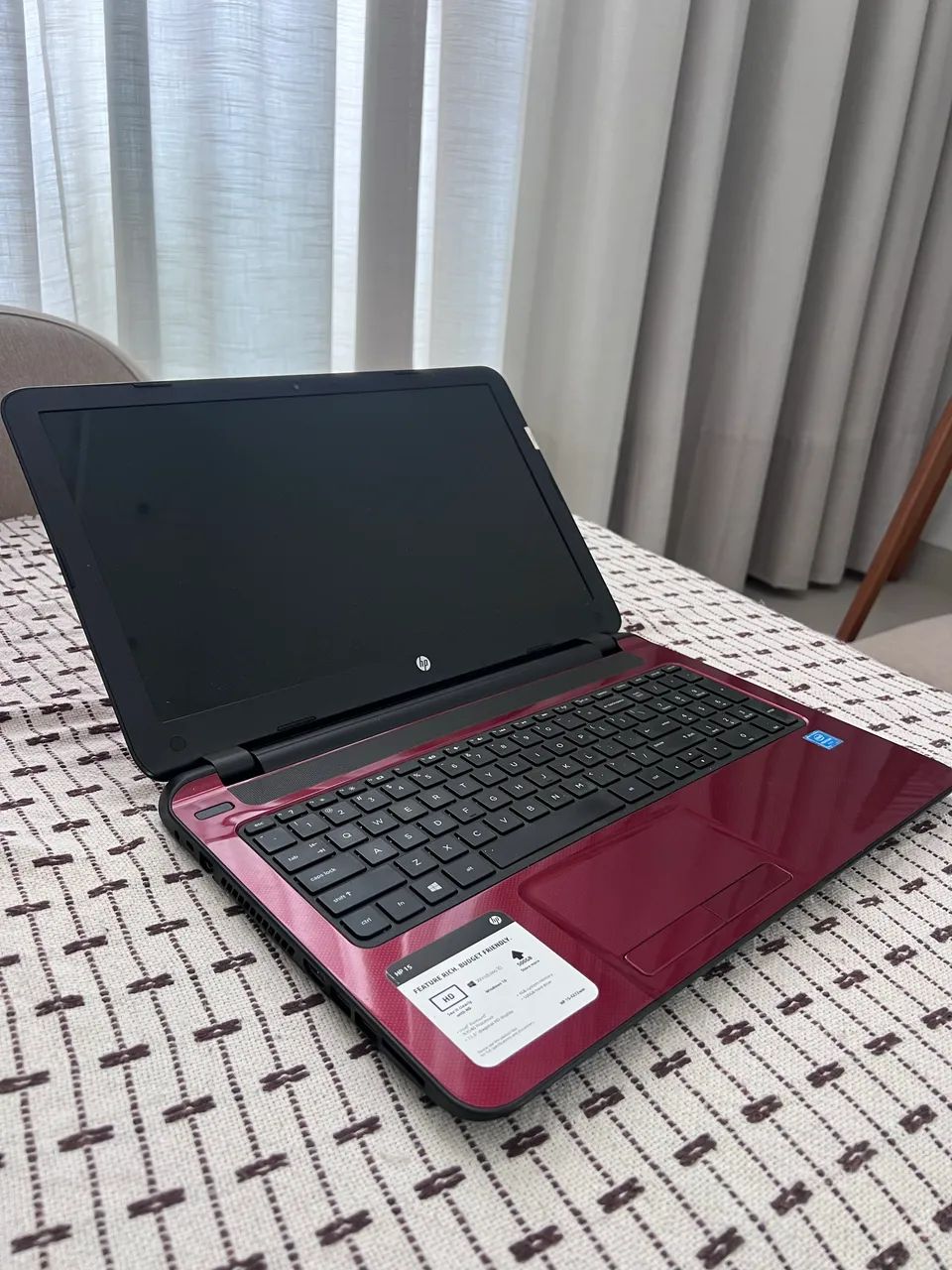 Notebook HP 15?