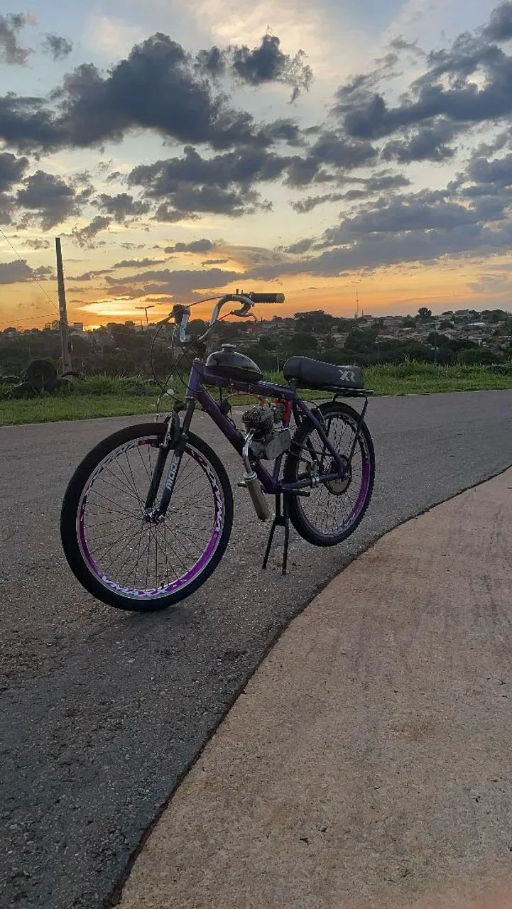 Bicicleta motorizada 80 cc único dono  - Foto 2