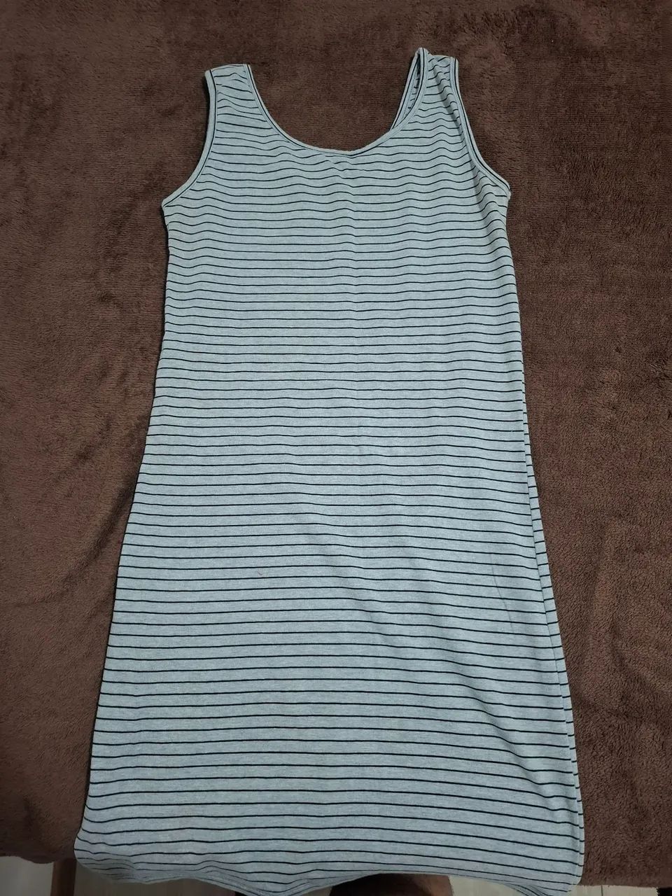 Vestido renner listrado basic M  - Foto 3