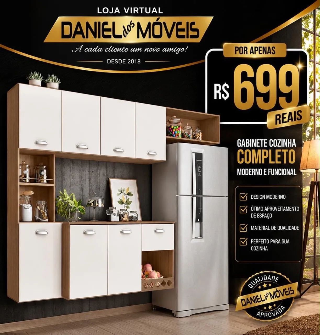 Armário de cozinha Mila oferta