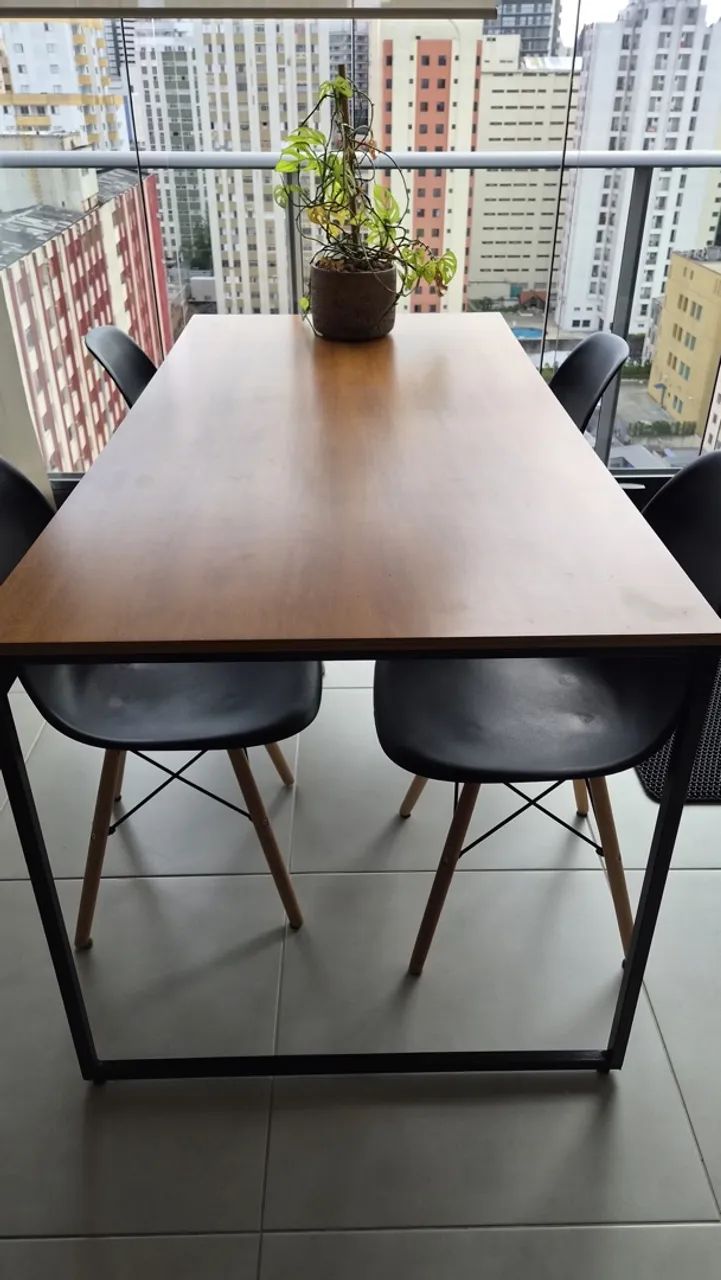 Mesa de Jantar 4 cadeiras  - Foto 5