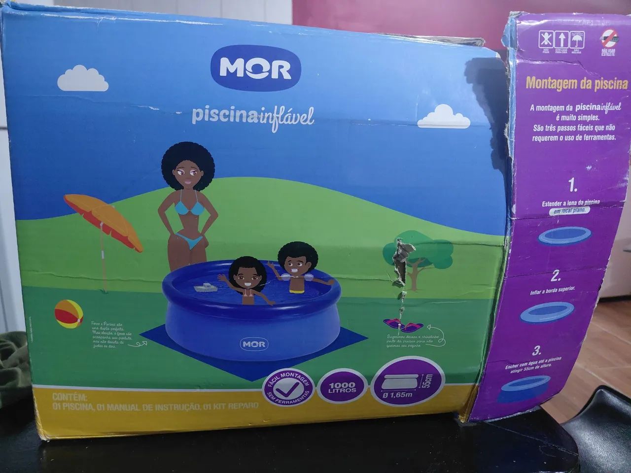 Piscina 1000 litros - Só 2x utilizada 