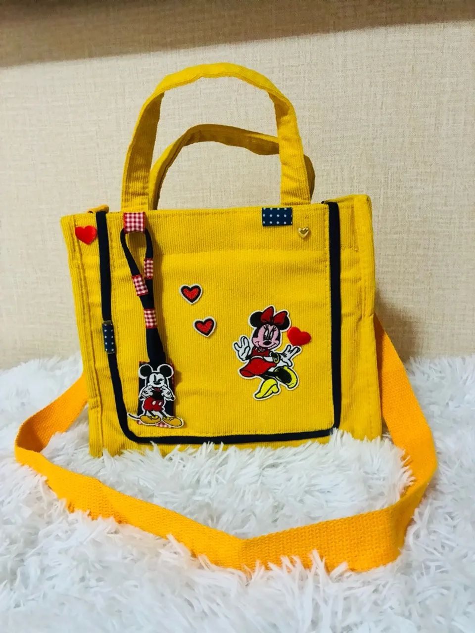 Bolsa de tecido Minnie - Foto 4