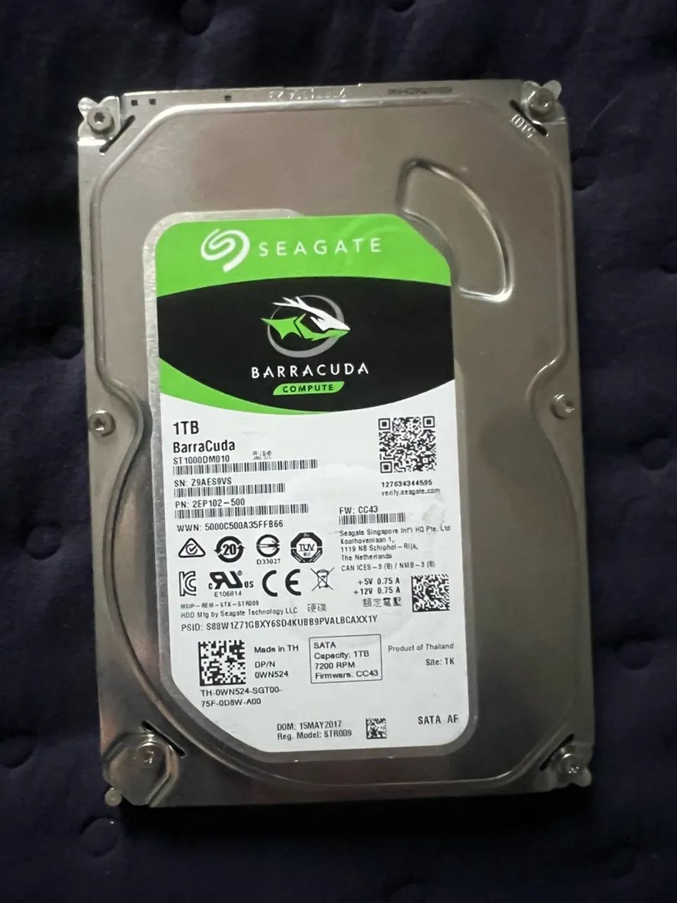 Hd 1tb Seagate barracuda