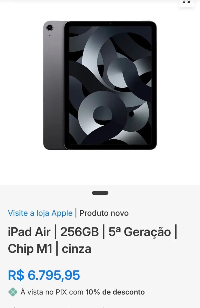 Apple iPad Air (5ª geração) com chip M1 e 256 GB   - Foto 2