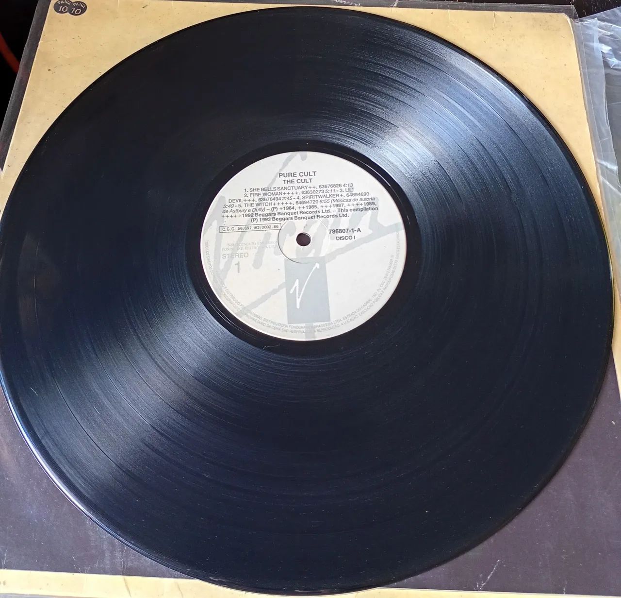 LP THE CULT Pure Cult 1993 Duplo Com Encartes - Foto 4