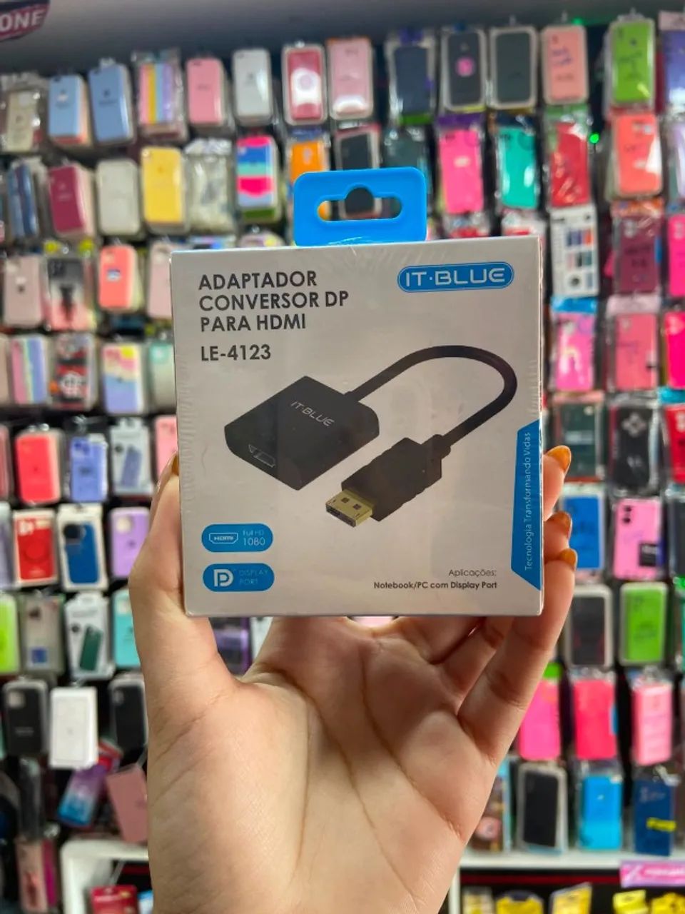 ADAPTADOR CONVERSOR DISPLAY PORT PARA HDMI