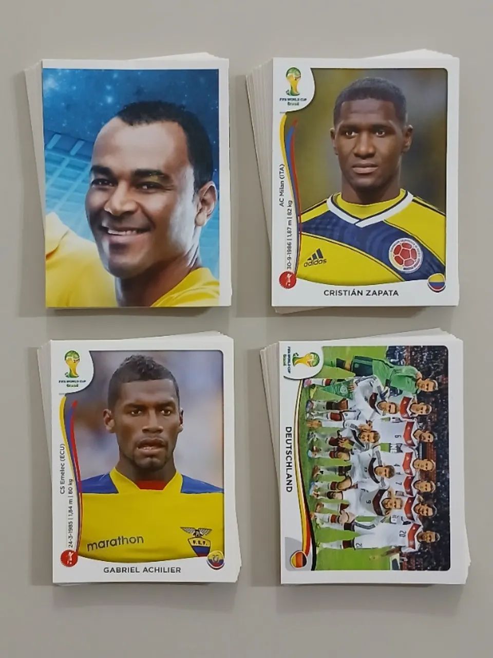 Copa Do Mundo 2014 Kit Com 91 Figurinhas Sem Repetição