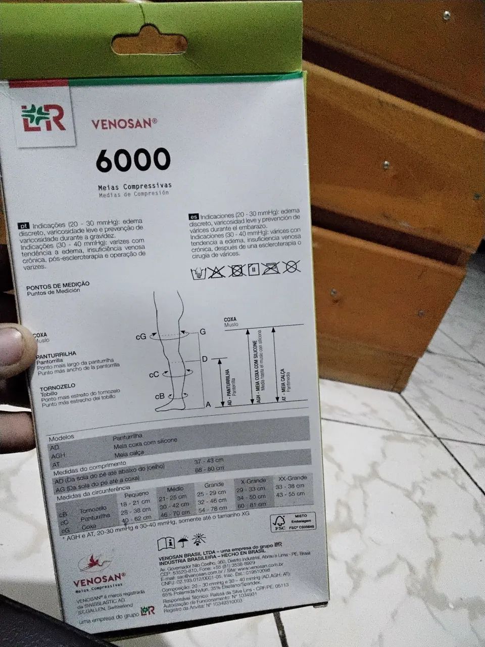 Meia de compressao - Foto 2