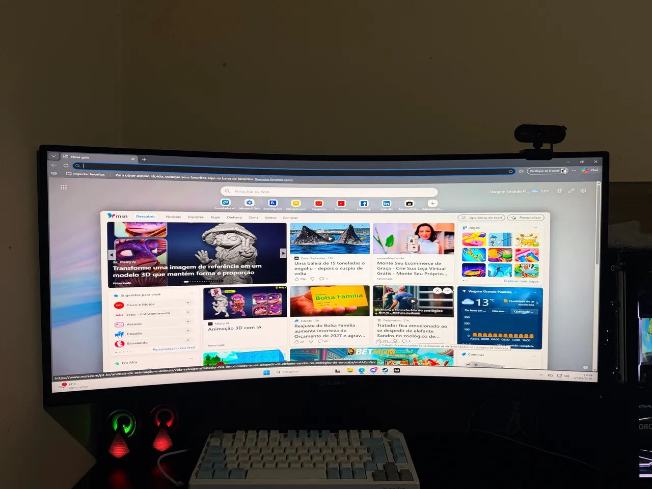 Monitor gamer husky 34 polegadas 200hz - Foto 3