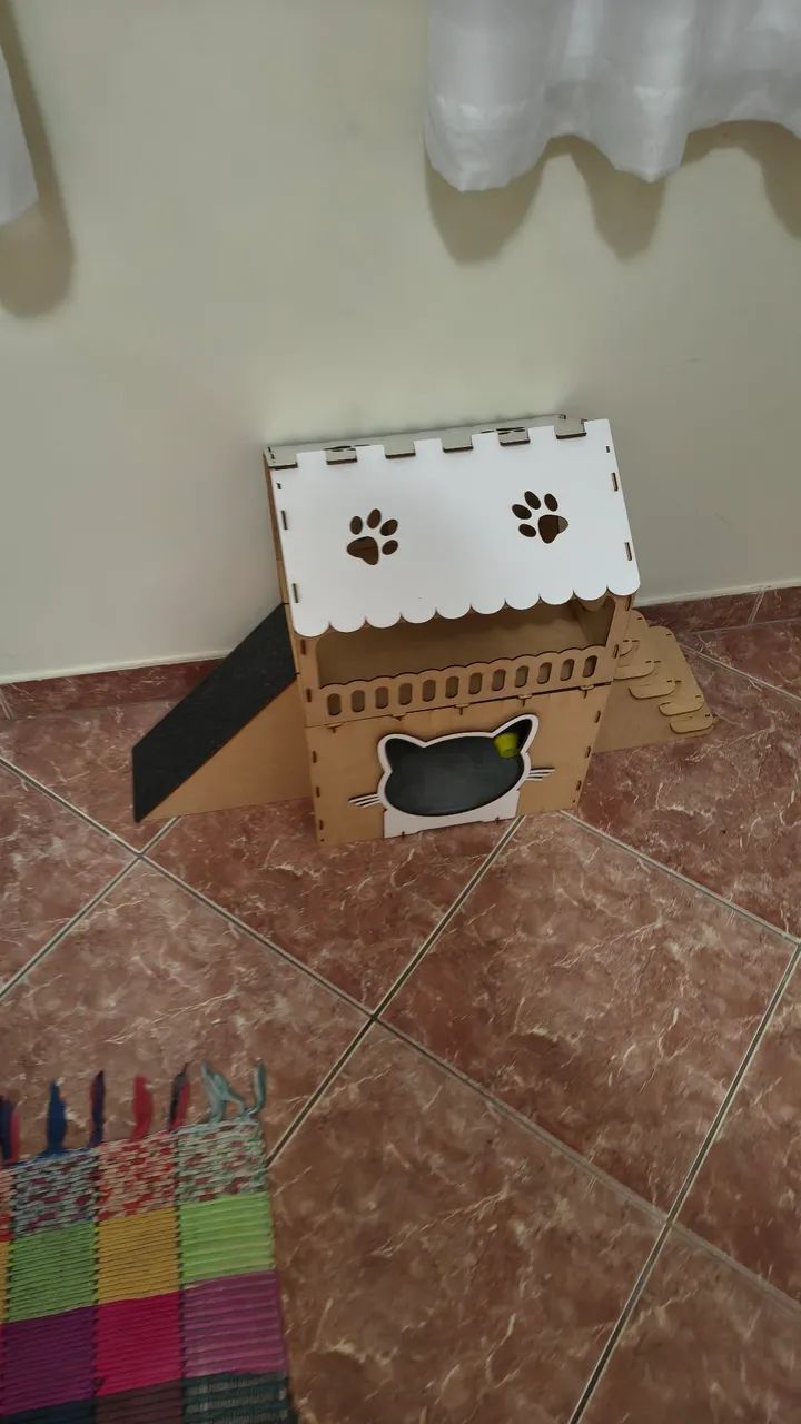 Casa para gato em mdf
