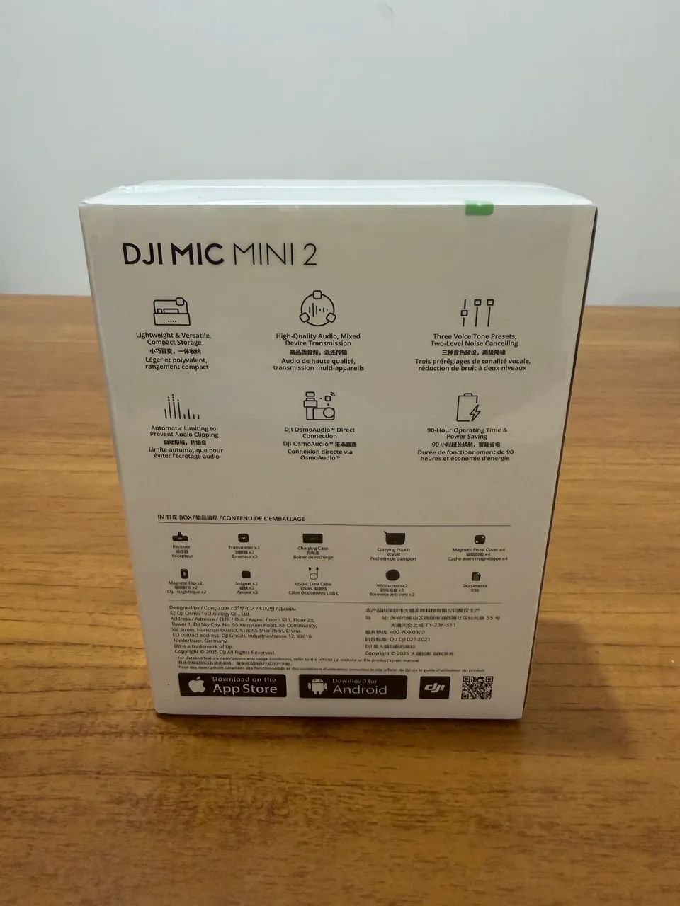 Microfone Sem Fio DJI Mic Mini 2 TX + 1 RX + Case de Carregamento Original - Foto 2