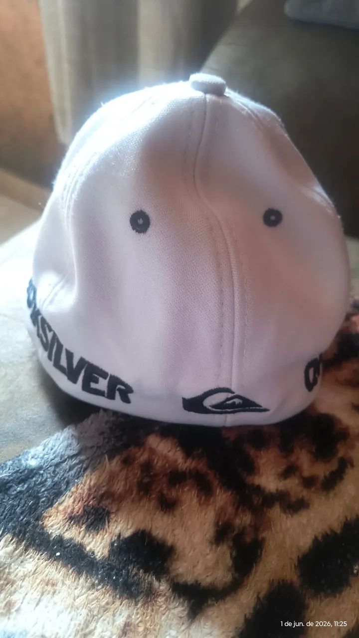 Boné Quiksilver hard hitter letreiro  - Foto 2