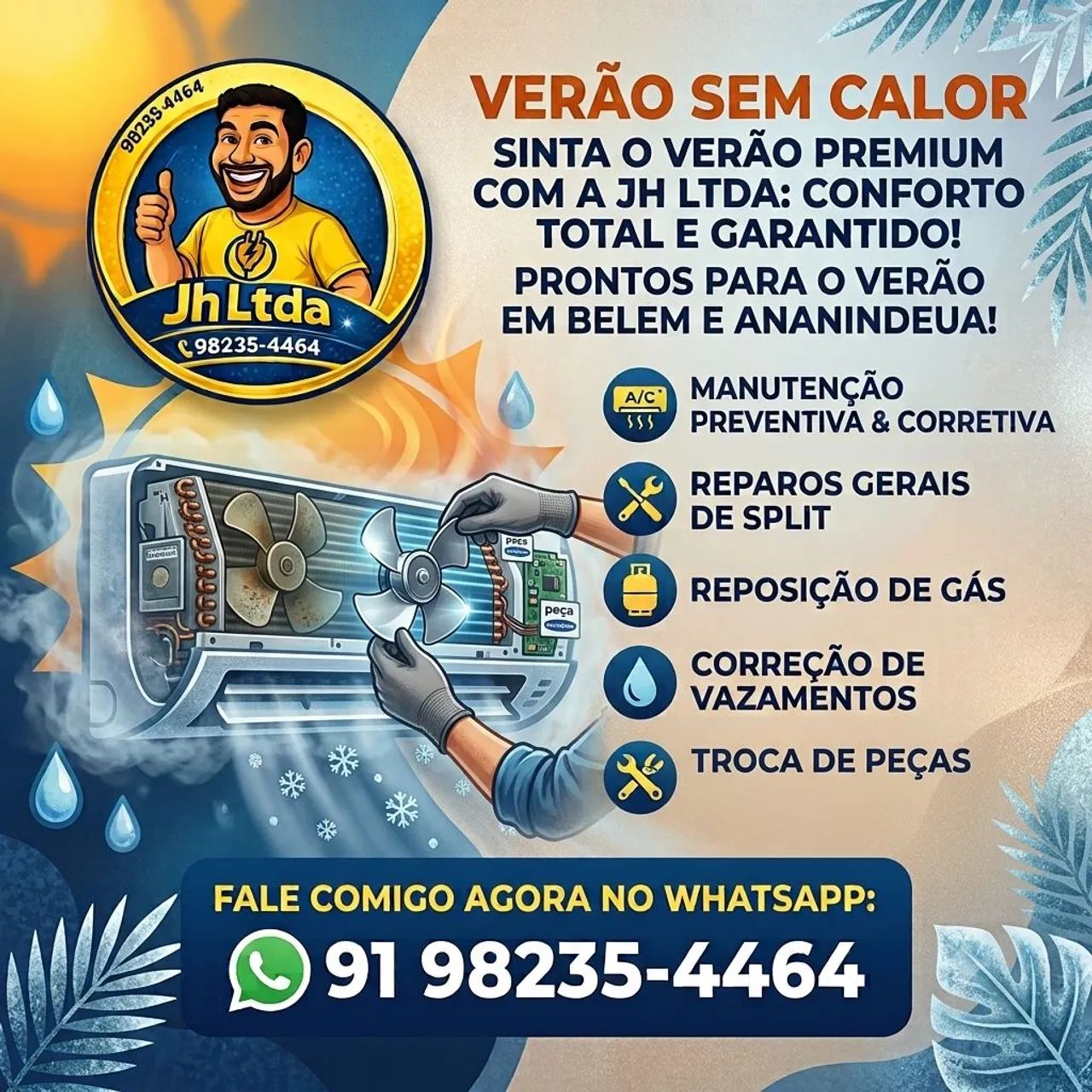 Manutenção ar-condicionado 