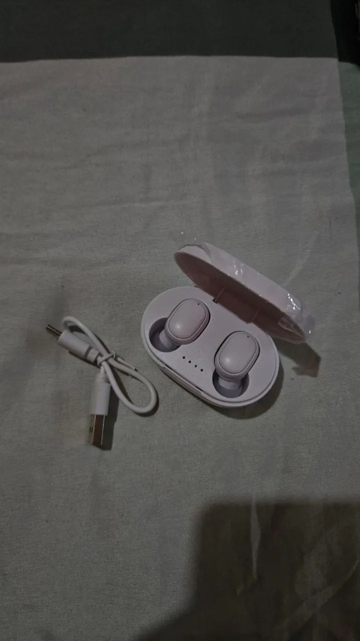 Fone Bluetooth branco  - Foto 2