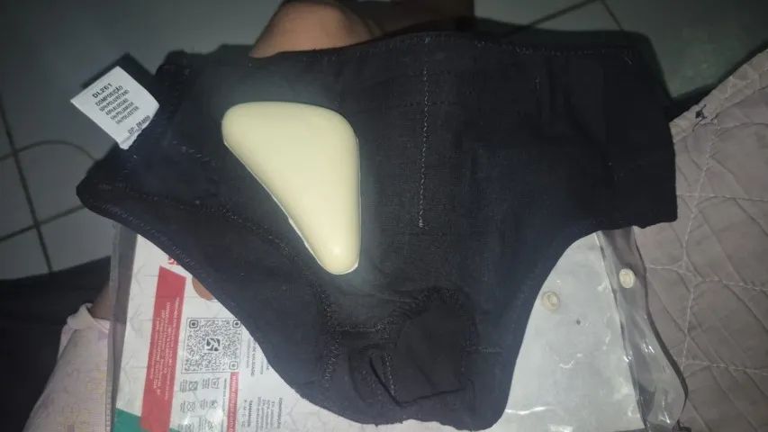 CUECA PARA HERNIA INGUINAL DUPLA MEDIA PRETA, NOVA R$ 60,00 - Foto 2