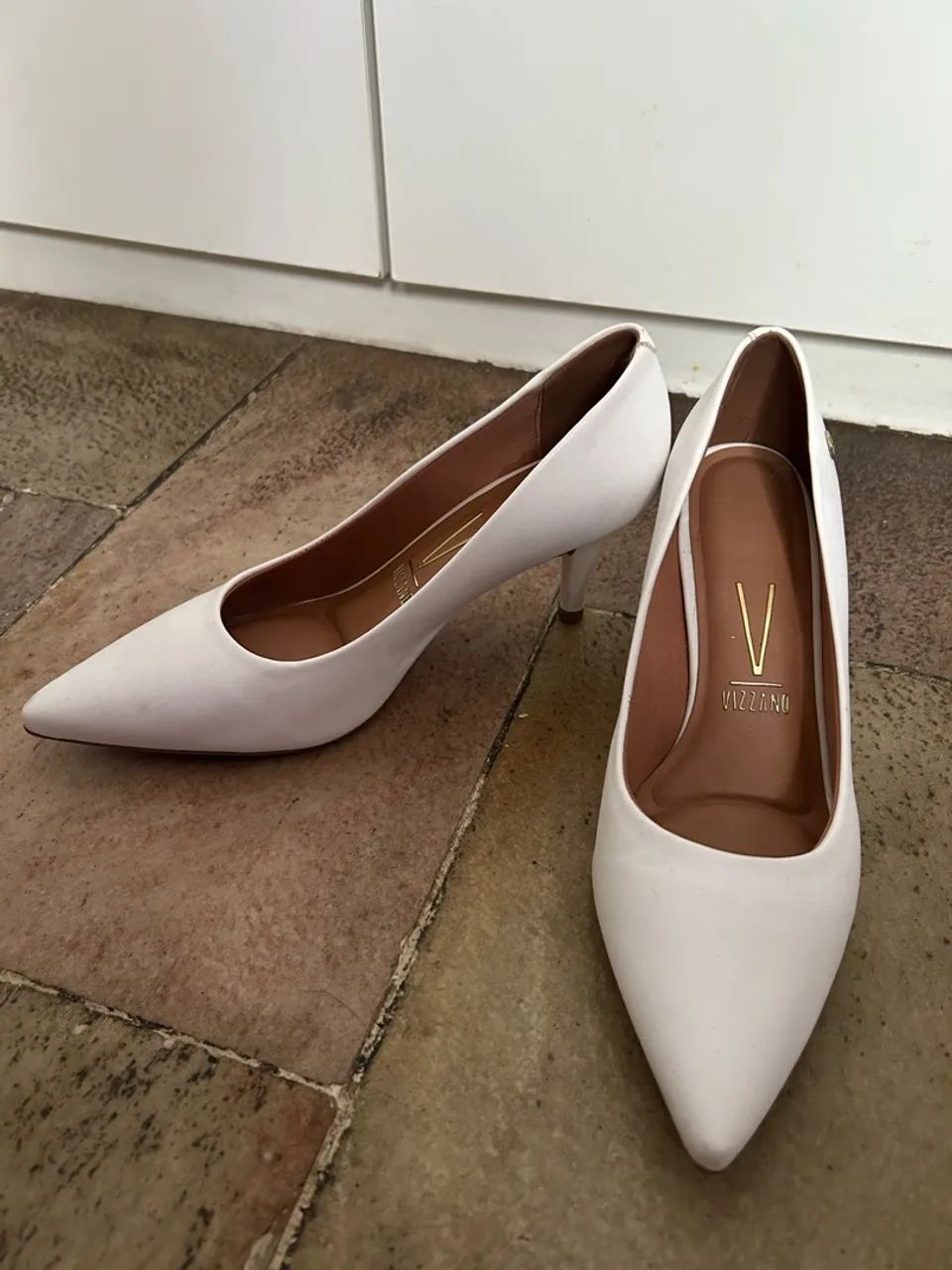 Scarpin branco Vizzano 36 - Foto 3