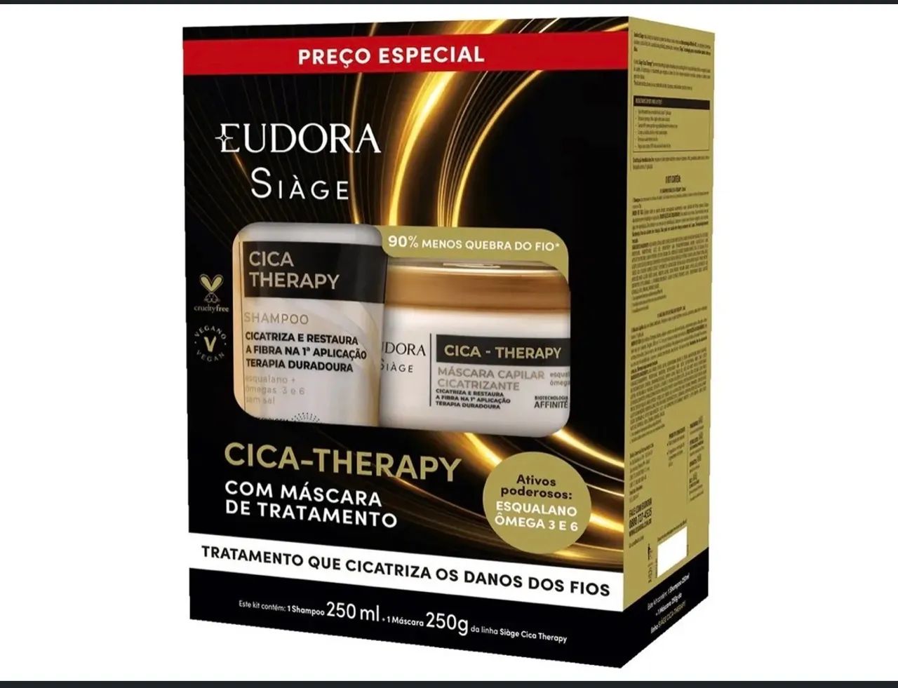 Shampoo e máscara de hidratação- Eudora - Foto 2
