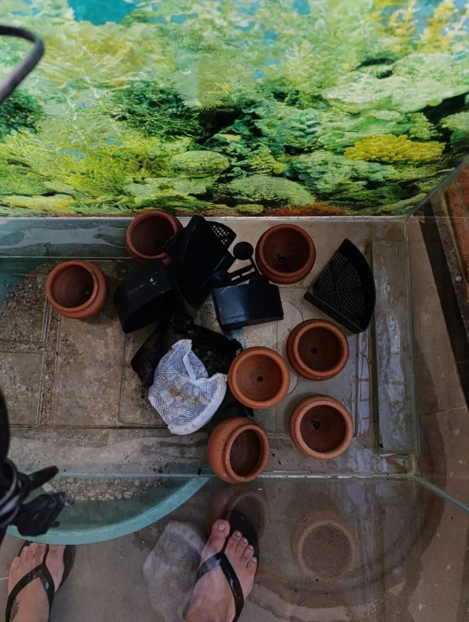 Aquário 200 litros completo, com móvel, tampa e iluminação  - Foto 4