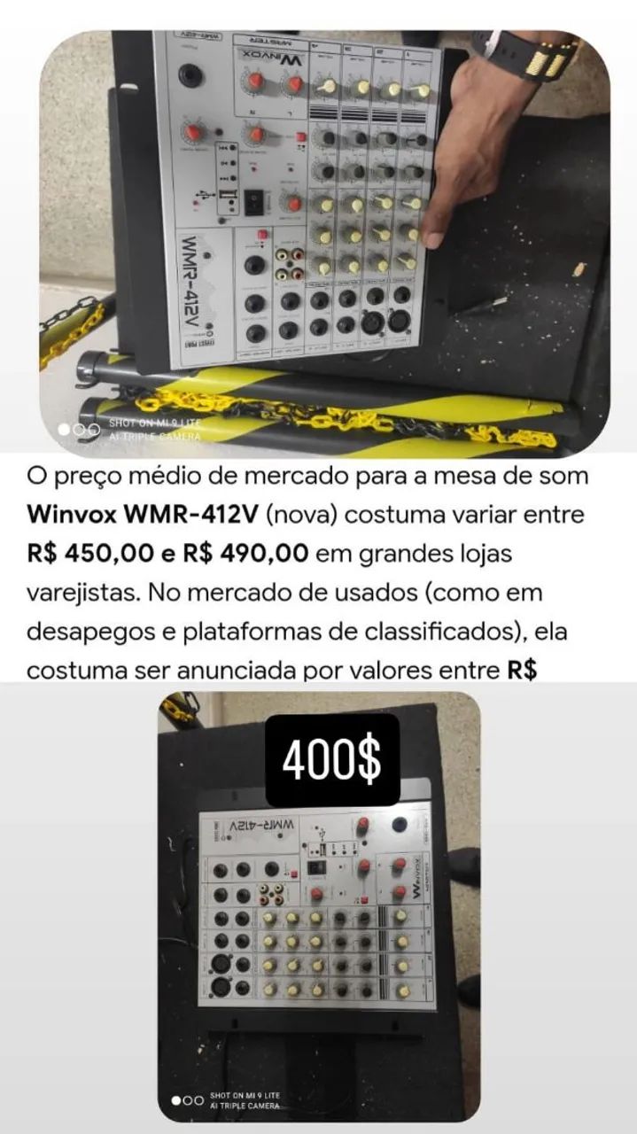 Mesa de som 