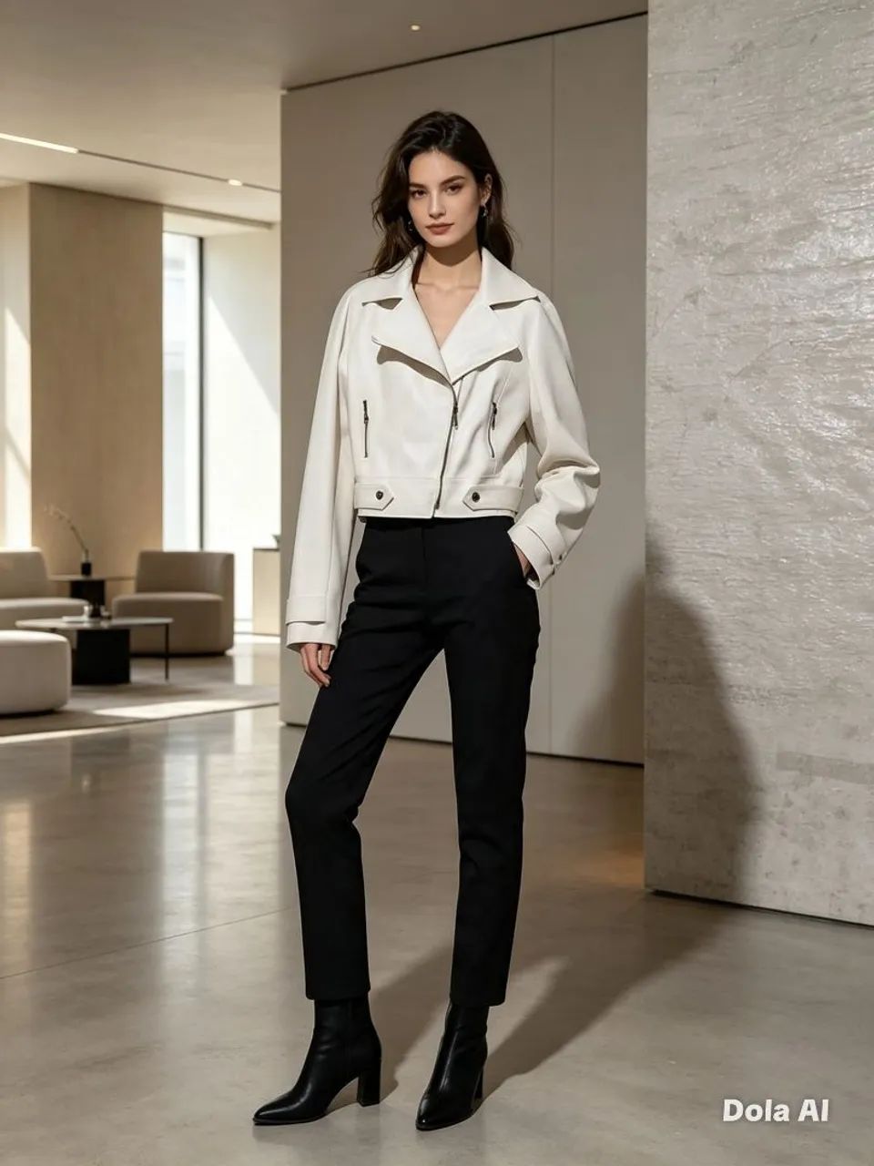Jaqueta feminina off-white - Foto 4