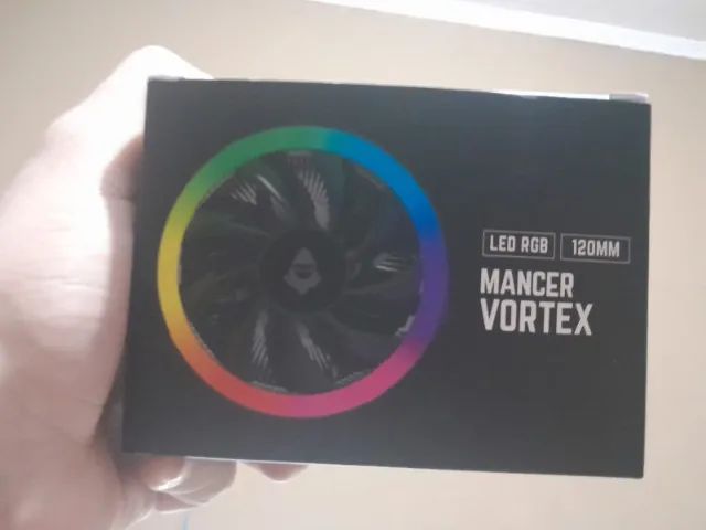 Fonte Enfield 600W Atx Bivolt + Mancer Vortex 120mm Led RGB - Foto 6
