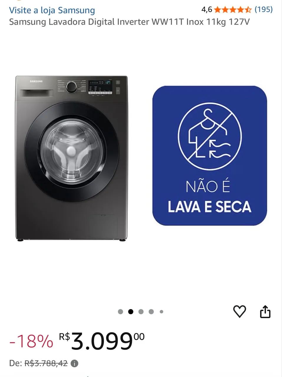 Lava roupa