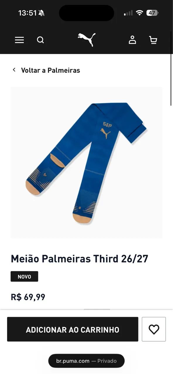 Meião Palmeiras  - Foto 2
