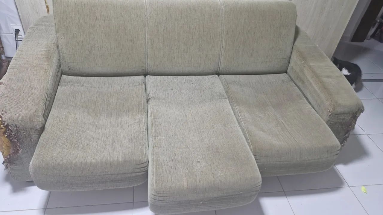 Doação sofá 3 lugares.  - Foto 4