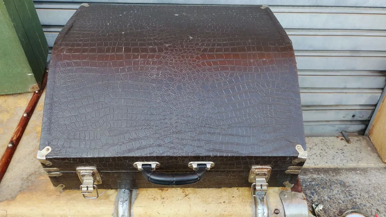 Acordeon Antigo Case Caixa