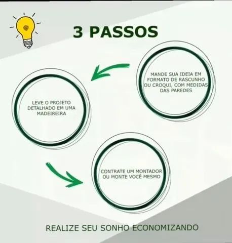 Projeto 3D Móveis + Plano de corte - Foto 3