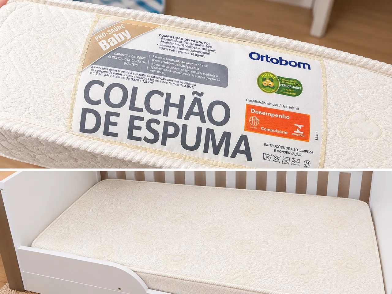 Berço / cama com colchão Ortobom - Foto 3