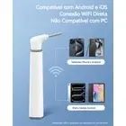 Otoscopio digital recarregavel compativel com wi-fi e android