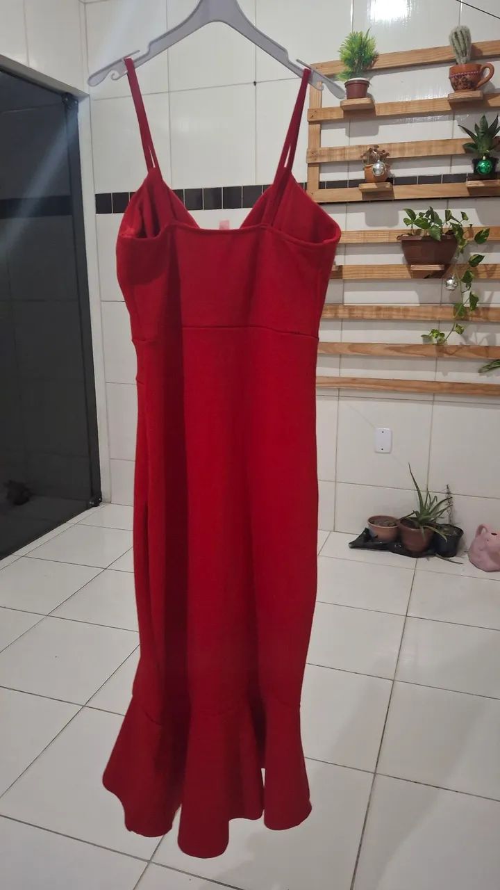Vestido vermelho curto - Foto 4