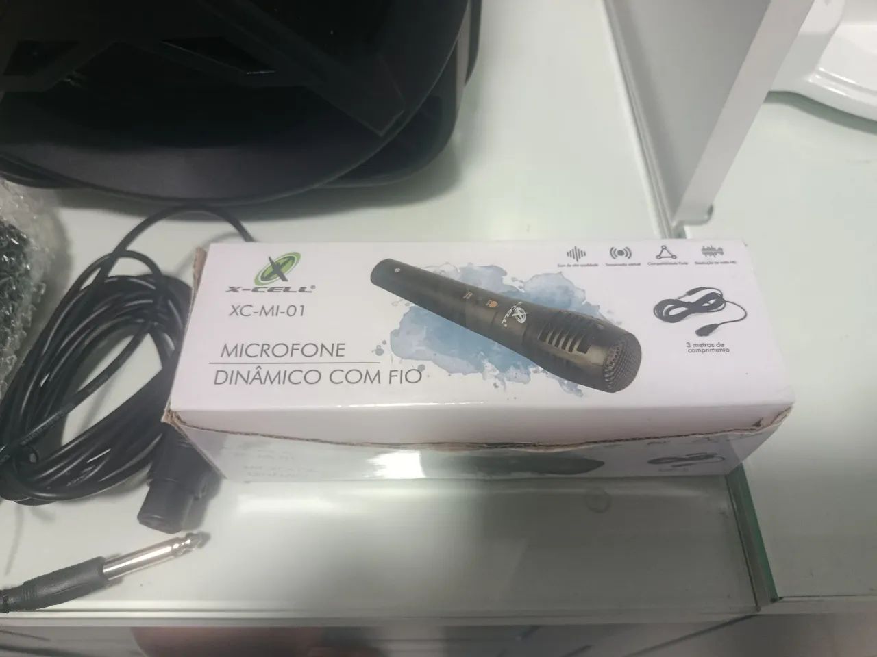 Caixa Bomber Papão 300 e Microfone XCMI01 - Foto 2