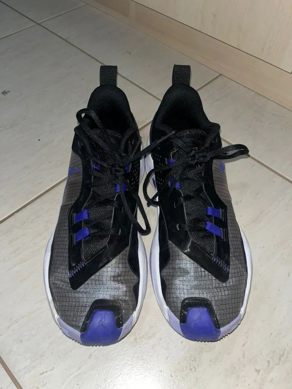 Tênis Nike Jordan Original (Preto e Roxo) - Tamanho 40