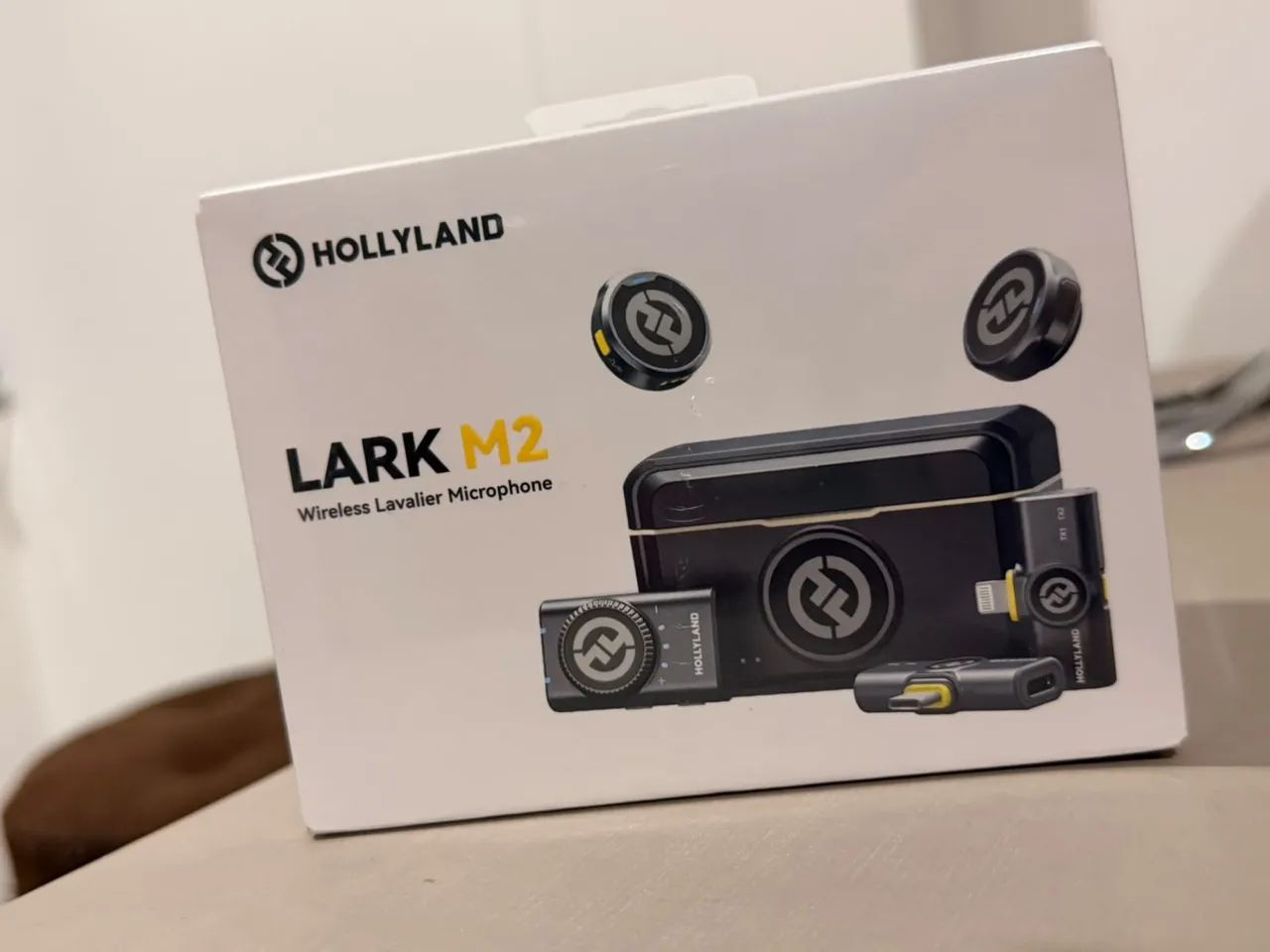 Microfone Hollyland Lark M2 - Novo e Lacrado