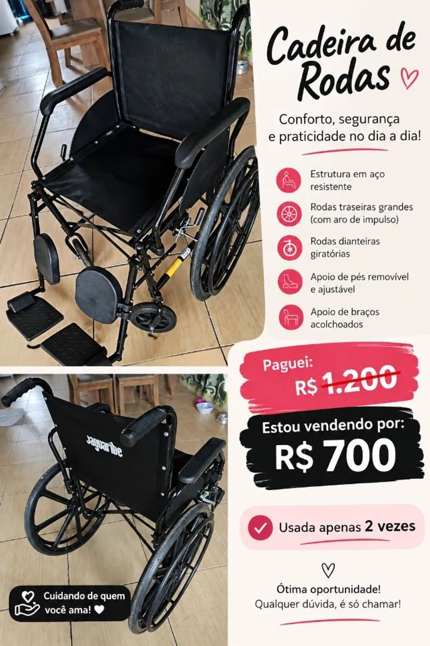 Cadeira de Rodas  Jaguaribe 
