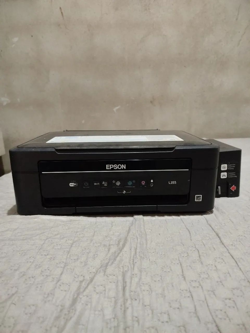 Impressora Epson   L355 cabeça de impressão queimada