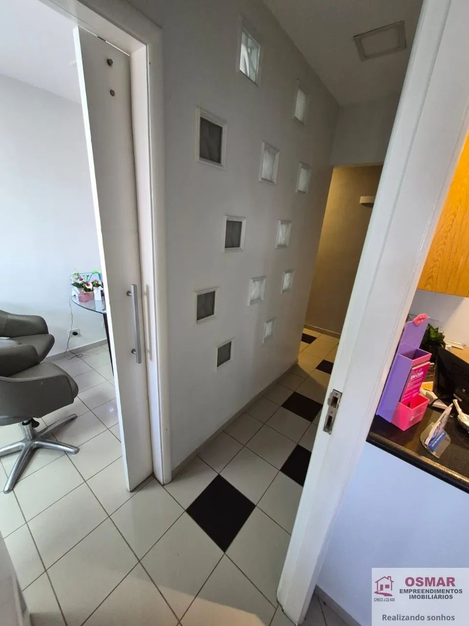 Sala comercial na Ana Costa, Santos-SP: 4 salas, 2 banheiros, 2 vagas, 92,65 m². Venha con - Foto 8