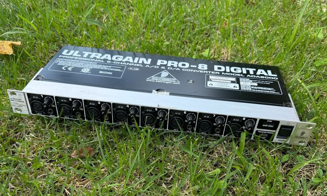 Interface Conversor Digital Behringer Ada 8000 Ultragain Pro-8